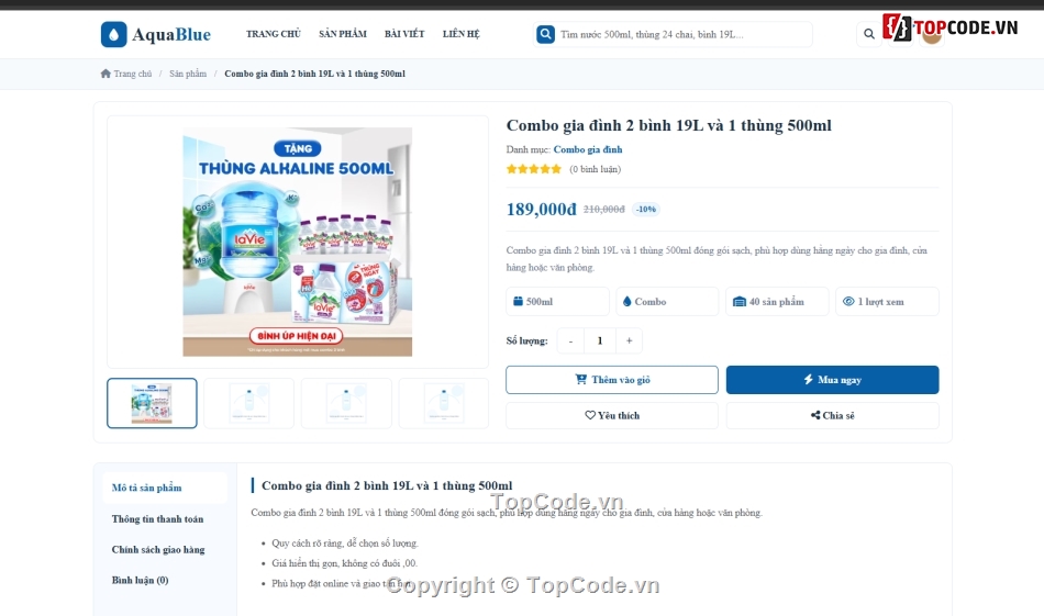 website,bán website,website bán nước